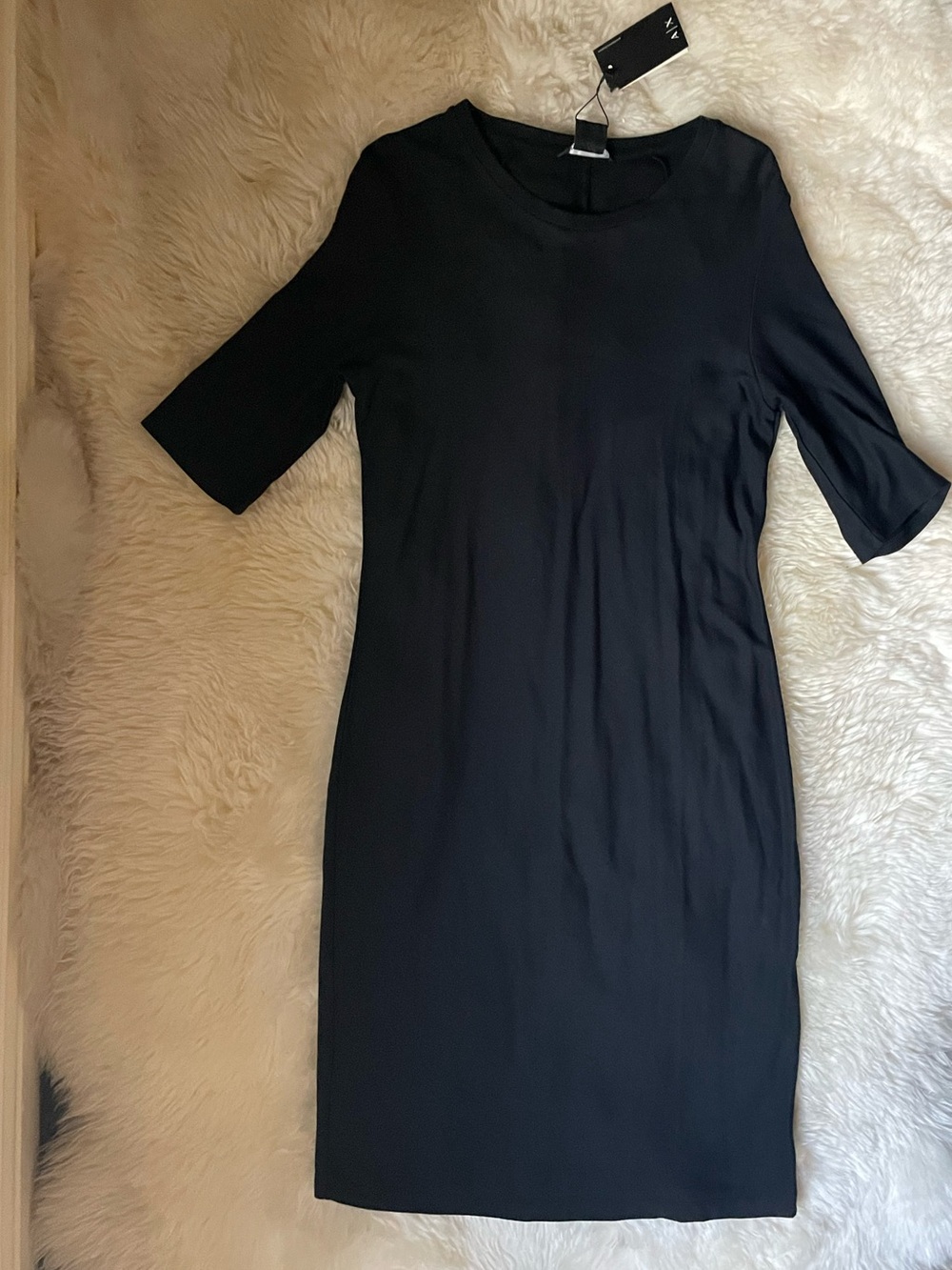 BNWT Armani Exchange black bodycon dress